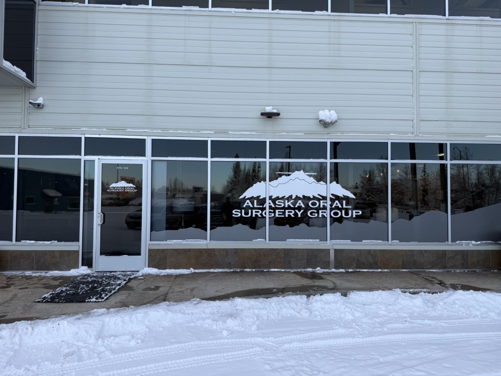Alaska Oral Surgery Group Outside Front Office.